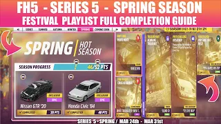 FH5 SERIES 5 SPRING FESTIVAL PLAYLIST HOW TO | 2020 GT-R FH5 ACURA ME TREASURE HUNT FH5 OPEN TOP CAR