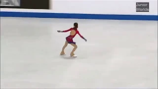 Anna Sherbakova QUAD LUTZ JWC 2019 RUS