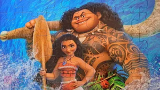 Moana and Maui - puzzle from the Disney cartoon "MOANA" | Merry Nka