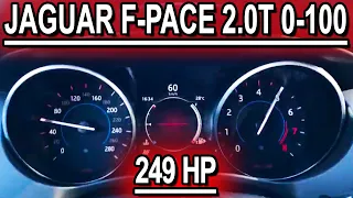 Jaguar F-Pace 2.0T 0-80 acceleration 249HP