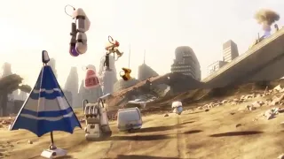 Eve fixing wall-e  wall-e:2008