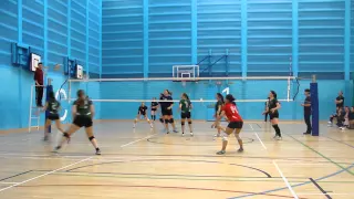 BUCS Volleyball 2014-2015 Scottish 1A Edinburgh W2 vs Aberdeen second set