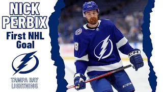 Nick Perbix #48 (Tampa Bay Lightning) first NHL goal Nov 5, 2022