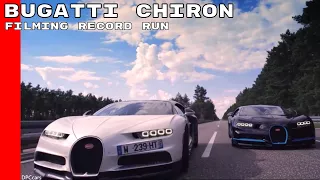 Filming The Bugatti Chiron Record Run With Another Chiron