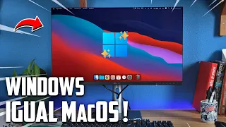 COMO Deixar o WINDOWS Igual ao MacOS em 2024 ! Transforme seu PC em MAC