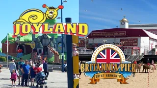 Joyland & Brittania Pier Amusement Parks Vlog May 2024 | Great Yarmouth Seafront