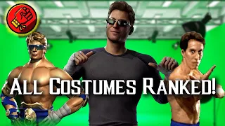 All 29 Johnny Cage Costumes Ranked! | Mortal Kombat Ranking