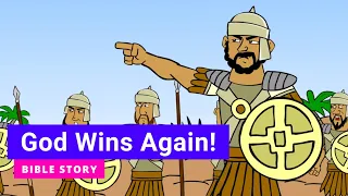 Bible story "God Wins Again!" | Primary Year B Quarter 1 Episode 8 | Gracelink