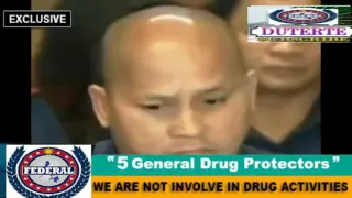 PRESS CONFERENCE PNP Chief Ronald Dela Rosa with 3 Generals Linked to Illegal Drug Trade