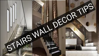 INDOOR STAIRS WALL DECORATION IDEAS