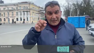 Lecții de ”istorie” de la un ”protestatar” needucat și agresiv.