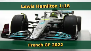 Lewis Hamilton - Mercedes W13 - French GP 2022 - Spark 1:18 model car