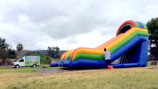 One Person Set-up Giant 20ft Inflatable Slide