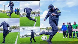 MUHADJIRI WA Police y'u Rwanda YAGOYE ABARUNDI mu mukino ufungura EAPCCO GAMES 2023!