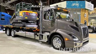 2020 Volvo VNR 300 Roll-Off Straight Truck with Flat Bed