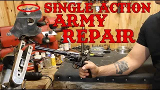 The Tale Of Single Action Army Repair And Plinking (Hammer and Notch)