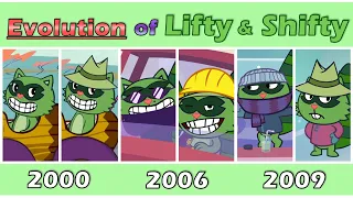 Evolution of LIFTY & SHIFTY from Happy Tree Friends