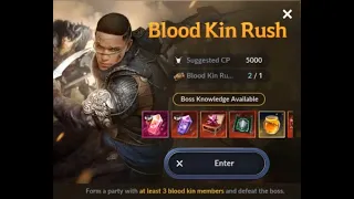 Blood Kin Rush (Detailed): for Black Desert Mobile