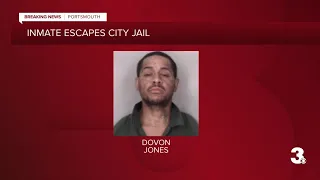 Portsmouth Sheriff's Office searching for 'dangerous' inmate who escaped city jail