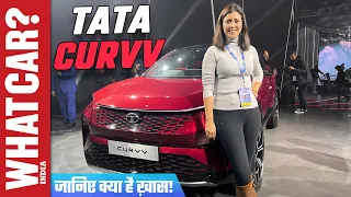 Auto Expo 2023 | Tata CURVV SUV aayegi petrol engine ke saath bhi | First Look | What Car? India