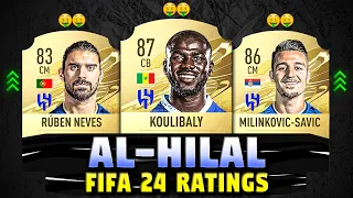 FIFA 24 | AL-HILAL PLAYER RATINGS (EA FC 24)! 😱🔥