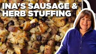 How to Make Ina's Sausage and Herb Stuffing | Barefoot Contessa | Food Network