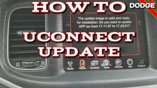 How to USB Update Dodge Uconnect 8.4 in my Charger R/T