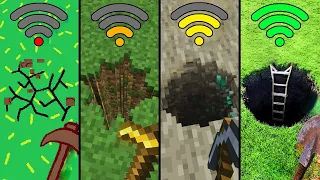 minecraft physics with different Wi-Fi in Minecraft