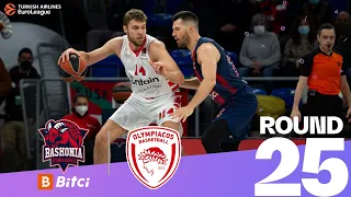 A final rush lifts Olympiacos in Vitoria! | Round 25, Highlights | Turkish Airlines EuroLeague