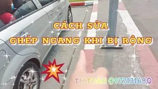 CÁCH SỬA GHÉP NGANG, KHI BỊ RỘNG KHÔNG NHẬN BÀI