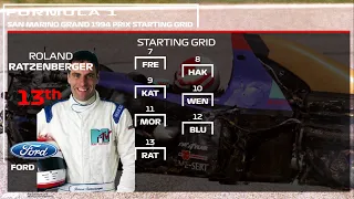 F1 1994 San Marino Grand Prix Starting Grid