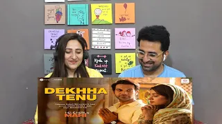 Pak Reacts Dekhha Tenu | Mr. & Mrs. Mahi | Rajkummar Rao, Janhvi Kapoor | Mohd. Faiz | Jaani