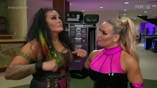 Natalya & Tamina Preparing For Their Match