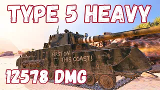 Type 5 Heavy - 12578 Damage - Airfield | World of Tanks