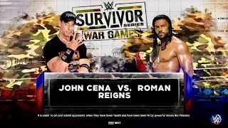 FULL MATCH: Roman Reigns vs. John Cena: WWE 2K23