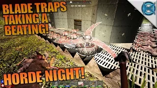 BLADE TRAPS TAKING A BEATING! | 7 Days to Die | Let's Play Gameplay Alpha 16 | S16.4E25