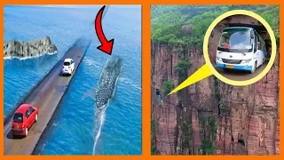 Top 10 Most Dangerous Roads In The World That You Would Never Want To Drive On.