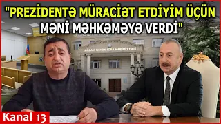 "Cənab prezident,nə vaxtdan sizə müraciət etmək MƏMURLARIN şərəf və ləyaqəti alçaltmaq OLUB?"