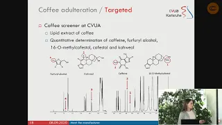 Meet the Manufacturer 2020 Presentation – NMR application for coffee authenticity control