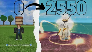 Going From Noob To Pro As Satoru Gojo With Portal God Human & Angel V4 In Blox Fruits