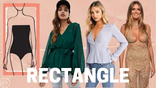 How to Dress a Rectangle Body Shape: Best Tops, Dresses & Necklines