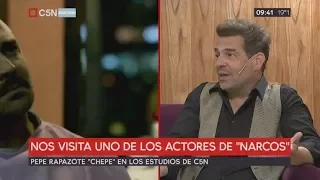 Entrevista al actor Pêpê Rapazote de "Narcos" en Mañanas Argentinas