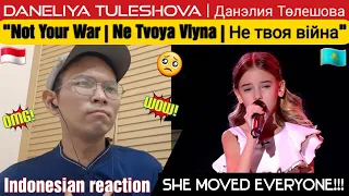 POWERFUL & EMOTIONAL!!! DANELIYA TULESHOVA - "NOT YOUR WAR" (THE VOICE KIDS UKRAINE) REACTION