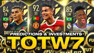 TOTW 7 Predictions & INVESTMENTS | FIFA 22 Team of The Week Trading