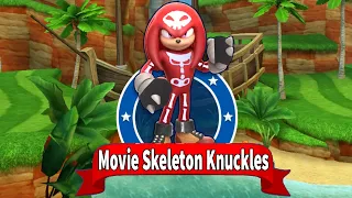 Sonic Dash - Movie Skeleton Knuckles Unlocked & Fully Upgraded Mod - All 60 Characters Unlocked 2022