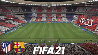 (PS5) FIFA 21 NEXT GEN ATLETICO DE MADRID VS FC BARCELONA GAMEPLAY 4K HDR 60fps -FIFA ULTRA GRAPHICS