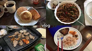 Father’s Birthday, Binging sweets, sangmyupsal, Struggling w/ working out, Coffee shop | Tw