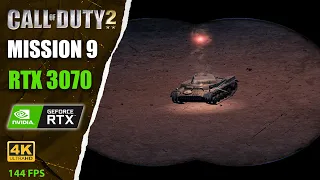 Call of Duty 2 -  Миисия #9 -  [Держать оборону!] - 4K  I  60fps