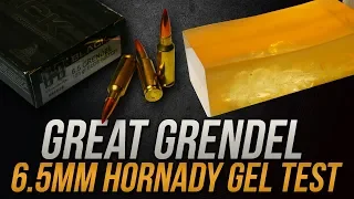 Great Grendel: 6.5mm Grendel Hornady Black 123gr ELD Gel Test