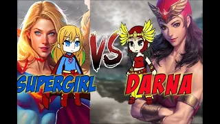 Darna Vs Supergirl ||Gacha || Part 2 / Gacha Fight Animation || #gachaanimation  #darna #supergirl